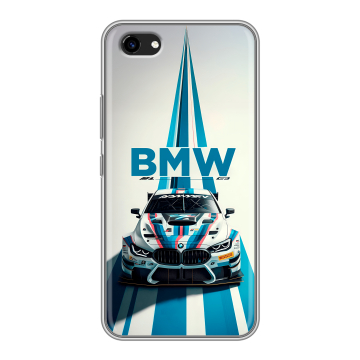 Пластиковый чехол на Vivo Y81 с принтом БМВ BMW