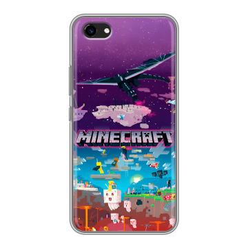 Пластиковый чехол на Vivo Y81 с принтом Майнкрафт Minecraft
