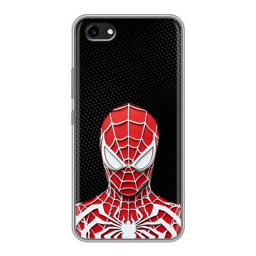 Пластиковый чехол на Vivo Y81 с принтом человек паук spiderman