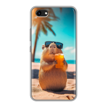 Пластиковый чехол на Vivo Y81 с принтом Капибара