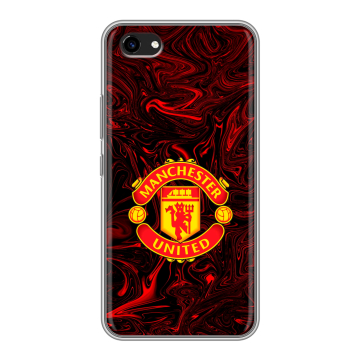 Пластиковый чехол на Vivo Y81 с принтом Manchester United Пластиковый чехол на Vivo Y81 с принтом Manchester United