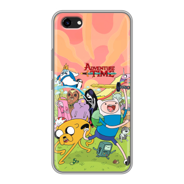 Пластиковый чехол на Vivo Y81 с принтом Adventure time Время приключений Пластиковый чехол на Vivo Y81 с принтом Adventure time Время приключений