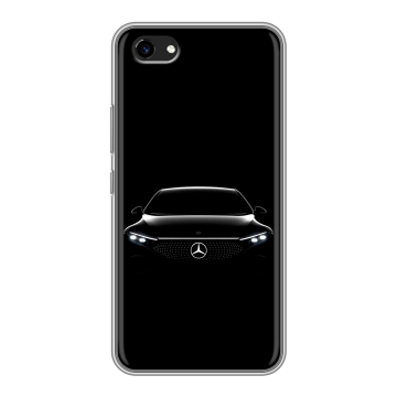 Пластиковый чехол на Vivo Y81 с принтом Mercedes Мерседес
