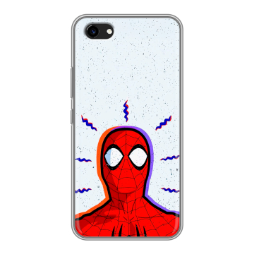 Пластиковый чехол на Vivo Y81 с принтом Spiderman Человек паук Пластиковый чехол на Vivo Y81 с принтом Spiderman Человек паук