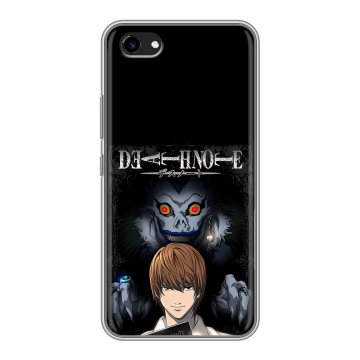 Пластиковый чехол на Vivo Y81 с принтом Death note Тетрадь смерти Пластиковый чехол на Vivo Y81 с принтом Death note Тетрадь смерти