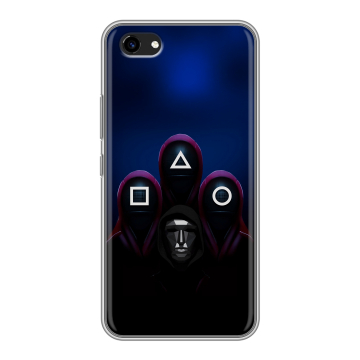 Пластиковый чехол на Vivo Y81 с принтом Игра Кальмара Пластиковый чехол на Vivo Y81 с принтом Игра Кальмара