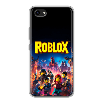 Пластиковый чехол на Vivo Y81 с принтом Roblox Роблокс