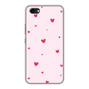 Пластиковый чехол на Vivo Y81 с принтом для девочек