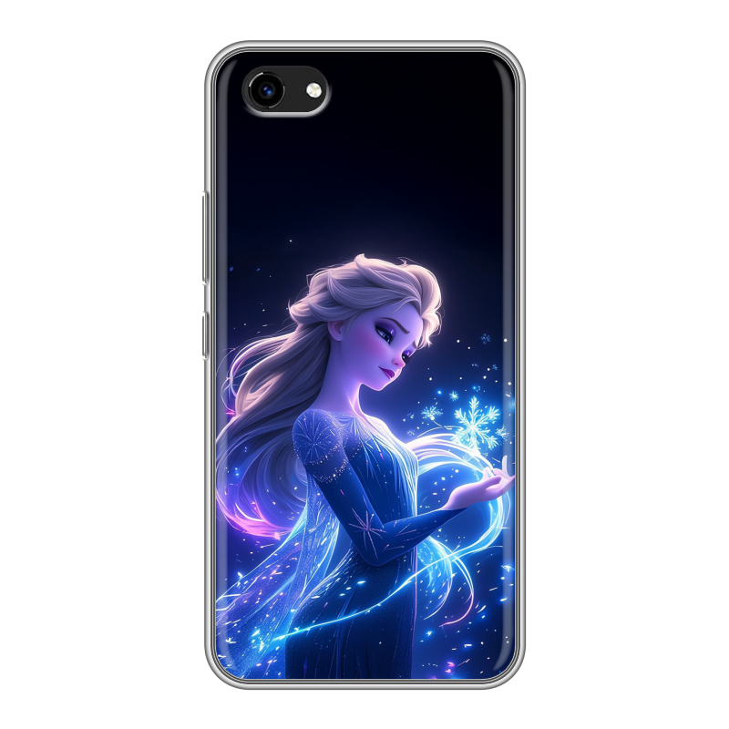 Пластиковый чехол на Vivo Y81 с принтом Холодное сердце Frozen Пластиковый чехол на Vivo Y81 с принтом Холодное сердце Frozen