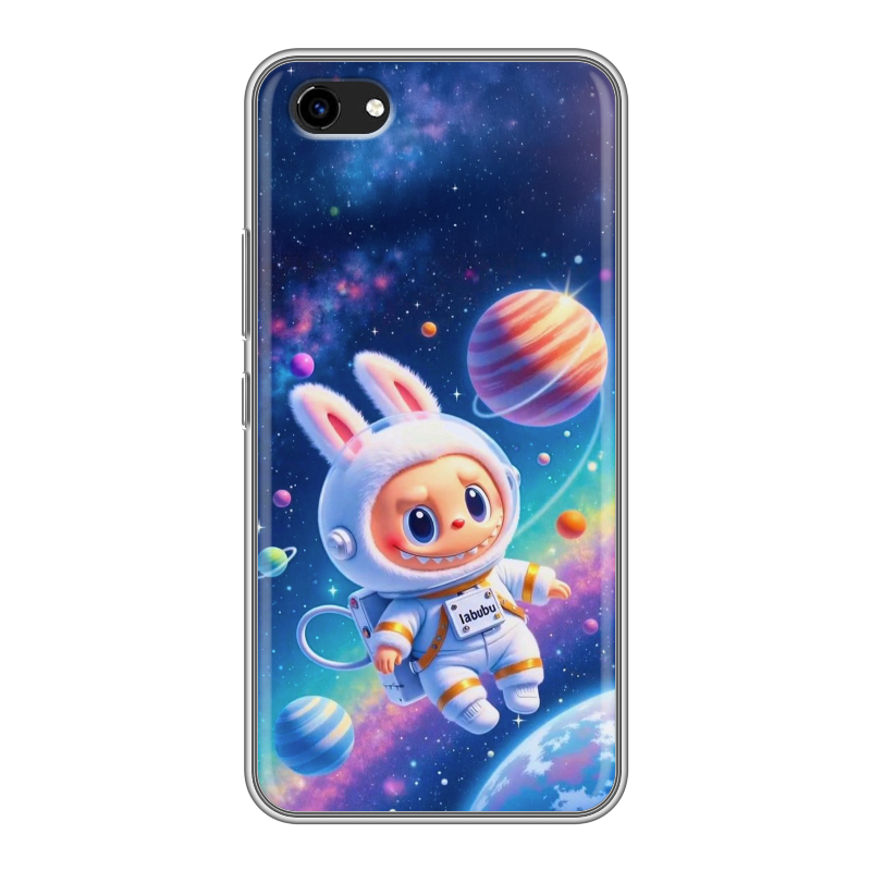 Пластиковый чехол на Vivo Y81 с принтом Labubu Лабубу Пластиковый чехол на Vivo Y81 с принтом Labubu Лабубу