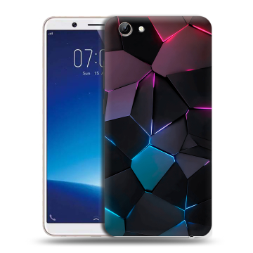 Силиконовый чехол на Vivo Y71 с принтом Геометрия неона Силиконовый чехол на Vivo Y71 с принтом Геометрия неона