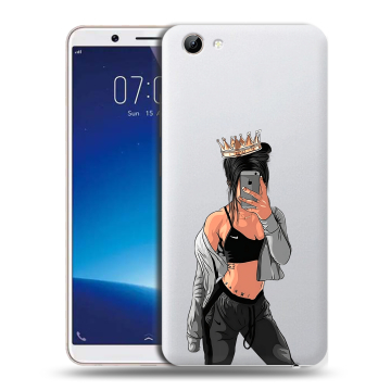 Силиконовый чехол на Vivo Y71 с принтом Женские принты Силиконовый чехол на Vivo Y71 с принтом Женские принты
