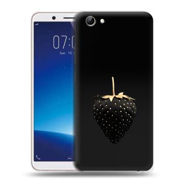 Силиконовый чехол на Vivo Y71 с принтом Черная клубника Силиконовый чехол на Vivo Y71 с принтом Черная клубника