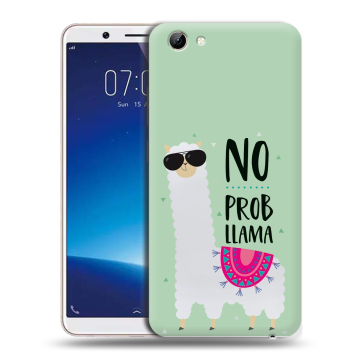 Силиконовый чехол на Vivo Y71 с принтом Лама Силиконовый чехол на Vivo Y71 с принтом Лама