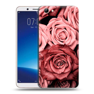 Силиконовый чехол на Vivo Y71 с принтом Цветы розы Силиконовый чехол на Vivo Y71 с принтом Цветы розы