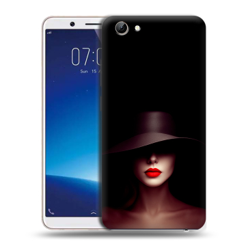 Силиконовый чехол на Vivo Y71 с принтом Девушка в шляпе Силиконовый чехол на Vivo Y71 с принтом Девушка в шляпе