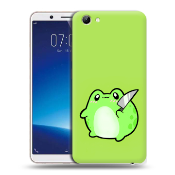 Силиконовый чехол на Vivo Y71 с принтом Лягушенок Силиконовый чехол на Vivo Y71 с принтом Лягушенок