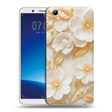 Силиконовый чехол на Vivo Y71 с принтом Цветы Силиконовый чехол на Vivo Y71 с принтом Цветы