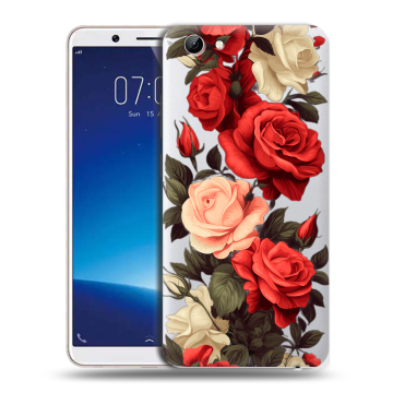 Силиконовый чехол на Vivo Y71 с принтом Розы Силиконовый чехол на Vivo Y71 с принтом Розы