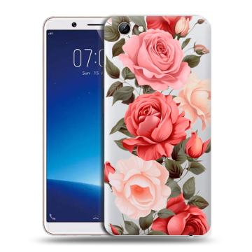 Силиконовый чехол на Vivo Y71 с принтом Розы Силиконовый чехол на Vivo Y71 с принтом Розы