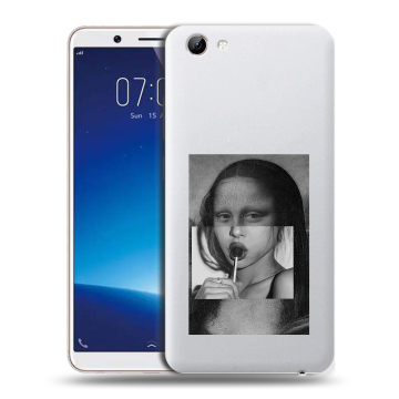 Силиконовый чехол на Vivo Y71 с принтом Мона Лиза Силиконовый чехол на Vivo Y71 с принтом Мона Лиза
