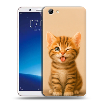 Силиконовый чехол на Vivo Y71 с принтом котенок Силиконовый чехол на Vivo Y71 с принтом котенок
