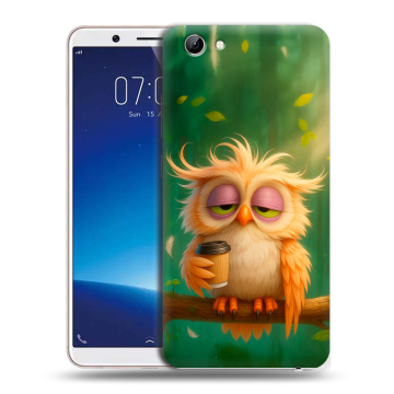 Силиконовый чехол на Vivo Y71 с принтом сова Силиконовый чехол на Vivo Y71 с принтом сова