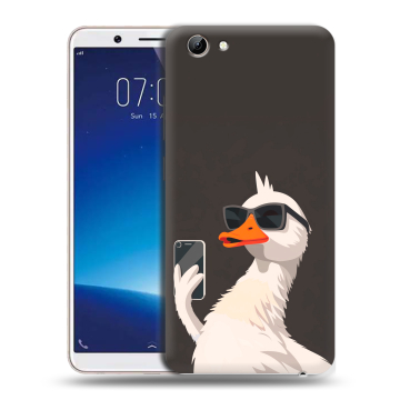 Силиконовый чехол на Vivo Y71 с принтом утка в очках Силиконовый чехол на Vivo Y71 с принтом утка в очках