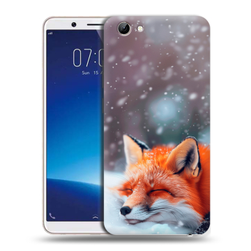 Силиконовый чехол на Vivo Y71 с принтом лиса Силиконовый чехол на Vivo Y71 с принтом лиса
