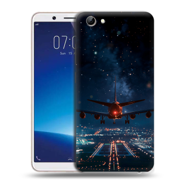 Силиконовый чехол на Vivo Y71 с принтом самолет Силиконовый чехол на Vivo Y71 с принтом самолет