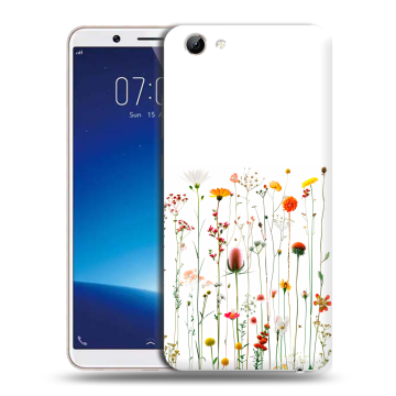 Силиконовый чехол на Vivo Y71 с принтом цветы Силиконовый чехол на Vivo Y71 с принтом цветы