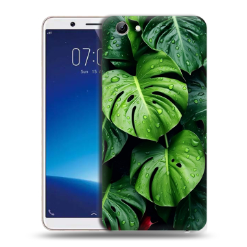 Силиконовый чехол на Vivo Y71 с принтом Листья Силиконовый чехол на Vivo Y71 с принтом Листья