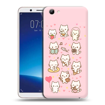 Силиконовый чехол на Vivo Y71 с принтом Hello Kitty Хелоу Кити Силиконовый чехол на Vivo Y71 с принтом Hello Kitty Хелоу Кити