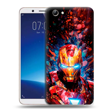 Силиконовый чехол на Vivo Y71 с принтом Железный человек Ironman Силиконовый чехол на Vivo Y71 с принтом Железный человек Ironman