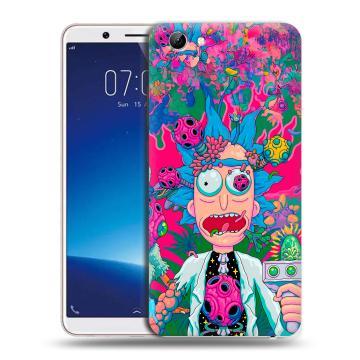 Силиконовый чехол на Vivo Y71 с принтом Рик и Морти Rick Morty Силиконовый чехол на Vivo Y71 с принтом Рик и Морти Rick Morty