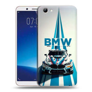 Силиконовый чехол на Vivo Y71 с принтом БМВ BMW Силиконовый чехол на Vivo Y71 с принтом БМВ BMW