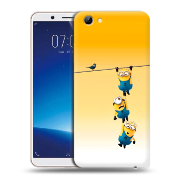 Силиконовый чехол на Vivo Y71 с принтом Миньоны Силиконовый чехол на Vivo Y71 с принтом Миньоны