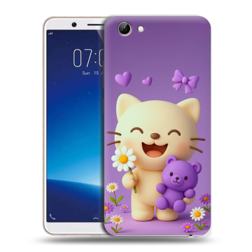 Силиконовый чехол на Vivo Y71 с принтом для девочек Силиконовый чехол на Vivo Y71 с принтом для девочек