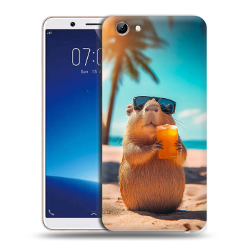 Силиконовый чехол на Vivo Y71 с принтом Капибара
