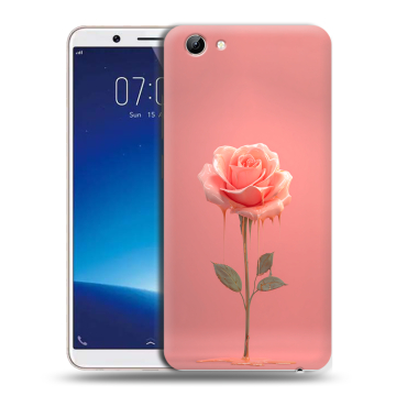 Силиконовый чехол на Vivo Y71 с принтом Розовая роза