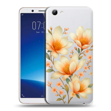 Силиконовый чехол на Vivo Y71 с принтом Цветы