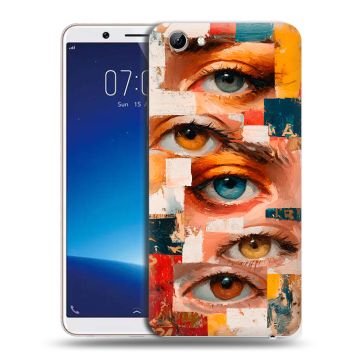 Силиконовый чехол на Vivo Y71 с принтом Модный принт