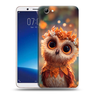 Силиконовый чехол на Vivo Y71 с принтом Милая сова