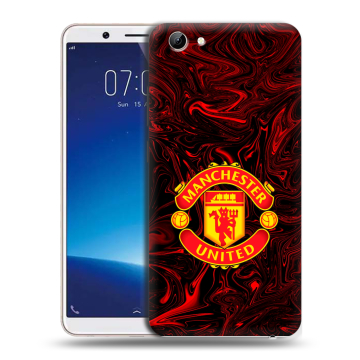 Силиконовый чехол на Vivo Y71 с принтом Manchester United