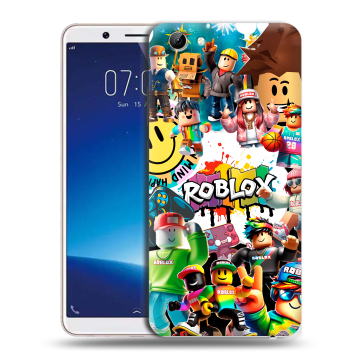 Силиконовый чехол на Vivo Y71 с принтом Roblox Роблокс Силиконовый чехол на Vivo Y71 с принтом Roblox Роблокс