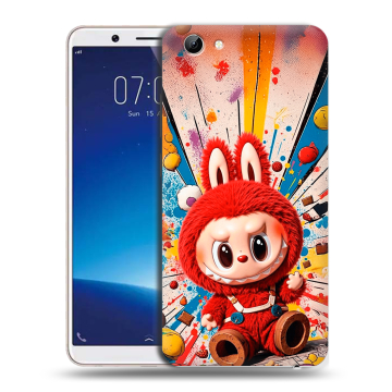 Силиконовый чехол на Vivo Y71 с принтом Labubu Лабубу Силиконовый чехол на Vivo Y71 с принтом Labubu Лабубу