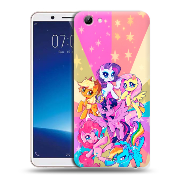 Силиконовый чехол на Vivo Y71 с принтом My little pony Дружба чудо Силиконовый чехол на Vivo Y71 с принтом My little pony Дружба чудо