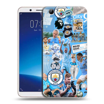 Силиконовый чехол на Vivo Y71 с принтом Man City Манчестер Сити