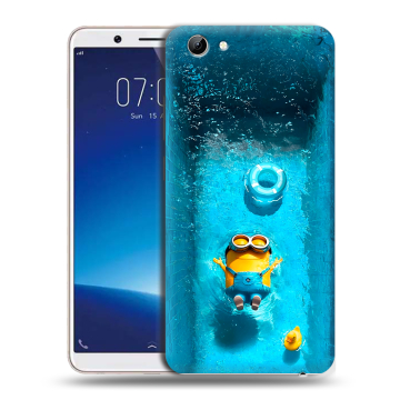 Силиконовый чехол на Vivo Y71 с принтом Миньоны Силиконовый чехол на Vivo Y71 с принтом Миньоны