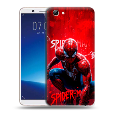 Силиконовый чехол на Vivo Y71 с принтом Spiderman Человек паук Силиконовый чехол на Vivo Y71 с принтом Spiderman Человек паук
